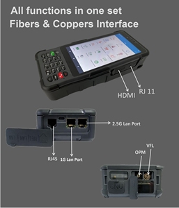 SENTER S337 V7 telekom testi PDA DSL ADSL VDSL Gfast tester fiber optik opm vfl - Product Image 4