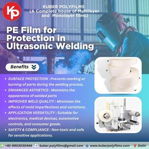 Ultrasonic Weld Buffer 50 Micron <strong>PE</strong> <strong>Roll</strong> Scratch-Free Finishing Plastic Sheets 50 Micron <strong>PE</strong> <strong>Roll</strong> for Ultrasonic Welding - Product Image 3