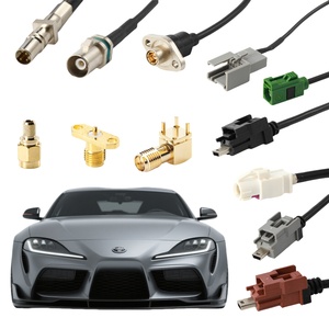 ODM อุปกรณ์เชื่อมต่อกล้อง SMB-HD ระบบ RF เต็มระยะสำหรับการเชื่อมโยงวิดีโอข้อมูล GPS จากยานยนต์ <span class=keywords><strong>MCX</strong></span> SMA HSD FAKRA