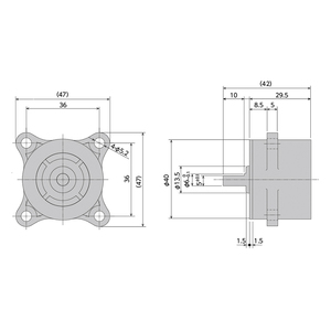 Van điều tiết quay, hai chiều/Unidirectional cố định loại frt/FRN-F2 loạt - Product Image 2