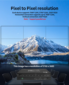 シームレスな3x3ビデオ壁ソリューション: 9 HDMI出力、5760x3240 60Hz入力リアルタイムFPGA処理 - Product Image 6