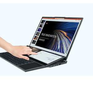 Atacado Original Gaming Laptop I7-10850H 16 + 14 Polegada Dupla Tela Laptop 32Gb Ram 1Tb Ssd Ultra Thin Business Laptop Computer