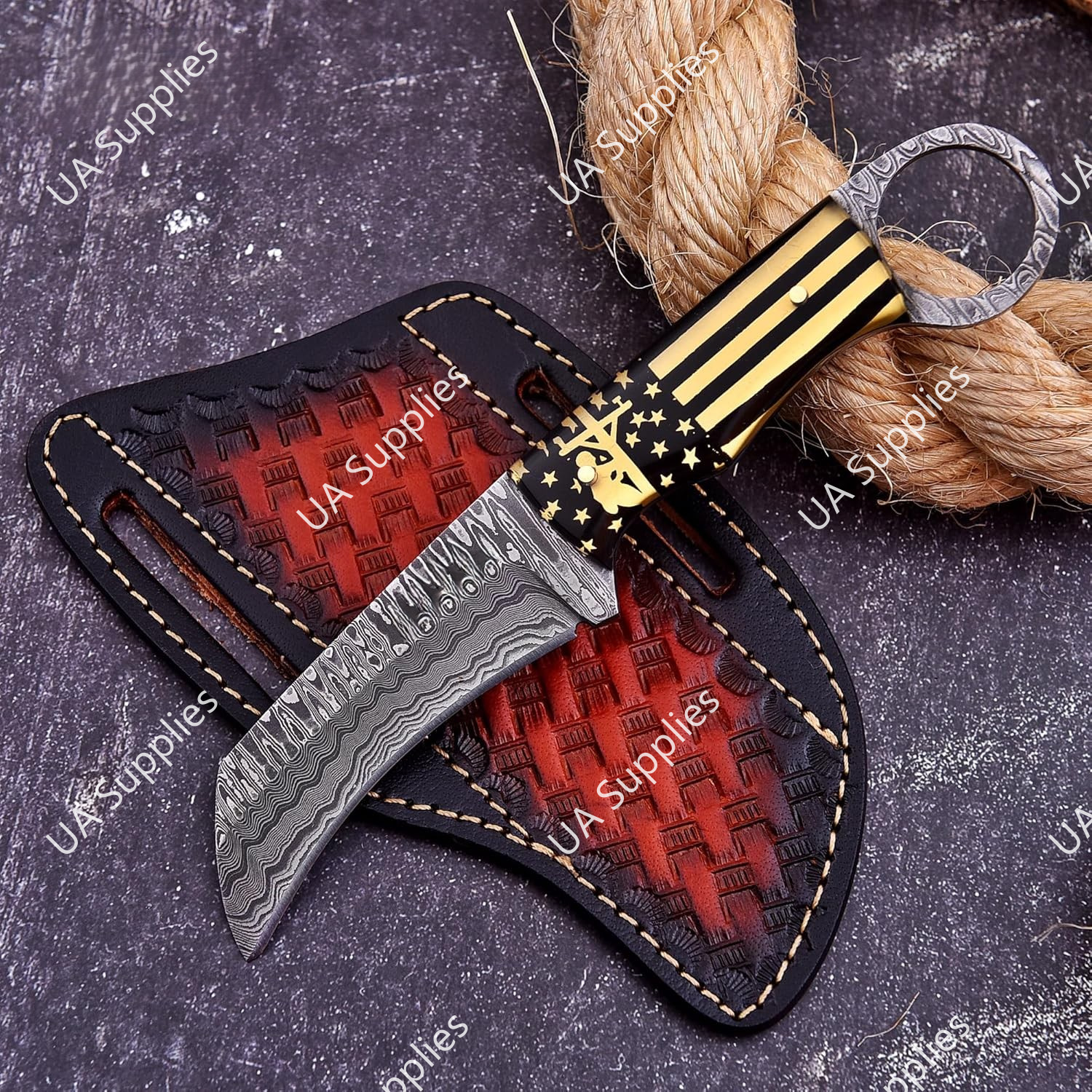 Damascus Steel & Acrylic
