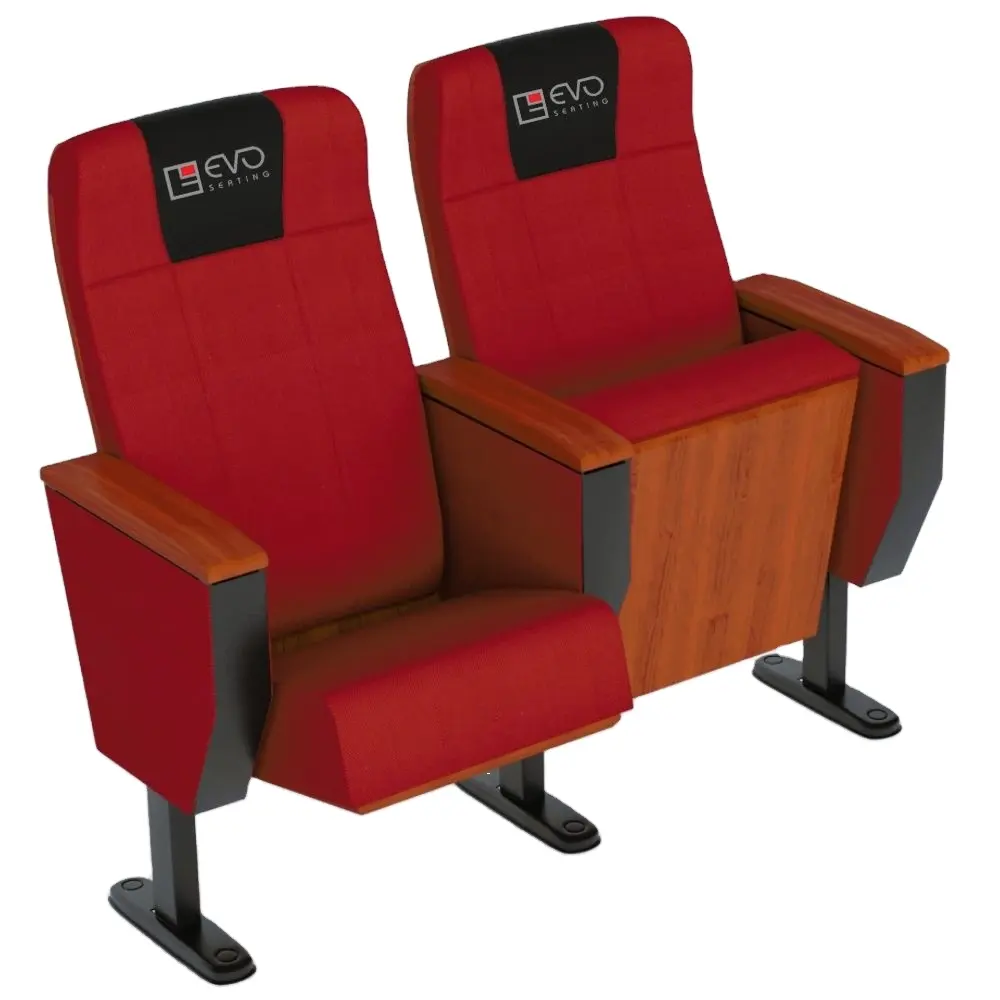 Sıcak satış EVO7604 Modern tarzı oditoryum kilise koltukları salonu katlanır Fix tiyatro oturma sinema oditoryum sandalyesi salonu