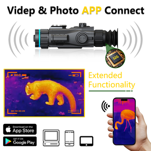 Тепловизионный монокуляр CTS2 AI Super Resolution для охоты, водонепроницаемый IP67, тепловизионный телескоп ночного видения для наблюдения за дикой природой - Product Image 3