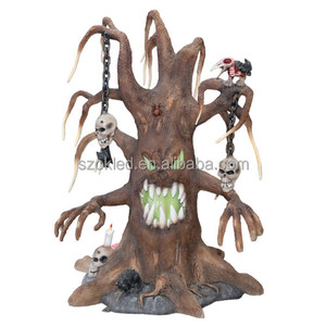 ホラーツリーカエルゴーストウィッチガールフクロウペレットゴーストミイラママジャイアントタランチュラ呪い猫魔女ゴーストデビルマスクお父さんホラーブック