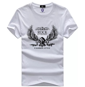 デジタルスクリーンプリントメンズTシャツシュリンケージ制御米国とEU標準生地100% ピマコットン180 GsmカスタムDTG Tシャツ