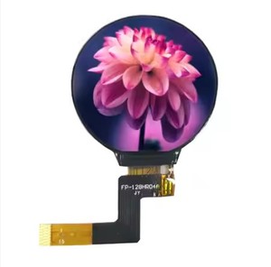 0.96 "IPS LCDスクリーンパネル2.4 0.96インチTFT LCDディスプレイ128x64カラーラウンドディスプレイスクエアラウンドウォッチディスプレイLCDモジュール - Product Image 2