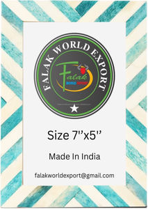 Handmade Exquisite Design Wooden Picture Frame by Falak World <strong>Export</strong> Bone Resin <strong>Inlay</strong> Decorative for Home Use - Product Image 5