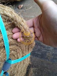 COCONUT HUSK FIBER COIR ROPE Twisted Handmade <strong>Natural</strong> Ceylon Toys Parrot String Made in Vietnam - Product Image 4