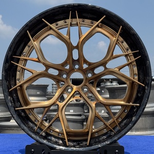 19 20 21 22 24 26 inch 2-mảnh 6061-T6 hợp kim xe bánh xe tùy chỉnh 5x114.3 giả mạo bánh xe sợi <span class=keywords><strong>Carbon</strong></span> cho xe hơi sang trọng - Product Image 2