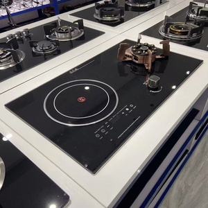 High Quality Intelligent <strong>Table</strong> Top Built-In Stove Factory Direct Double Infrared+Gas for Household Use Electric Power Source - Product Image 5