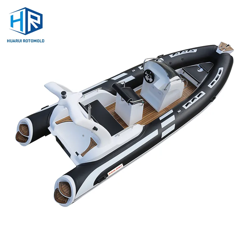 HUARIWIN yate RIB barcos Rotomold fabricante nuevo material LLDPE tamaño personalizado color Mini yate RIB barcos para el mar