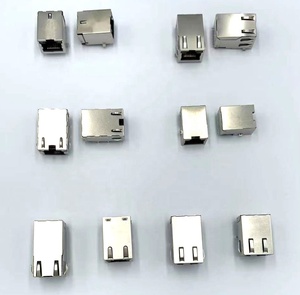 1G POW 30W 1x1 RJ45、トランスLEDメスイーサネットソケットコネクタDIPシールド8P8Cネットワーク付き - Product Image 3