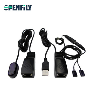Spenfily TV Set-Top Box hồng ngoại RJ45 Hidden âm thanh video Repeater điều khiển 2 thiết bị vật liệu nhựa 16x10x3cm 0.25kg tư nhân - Product Image 1