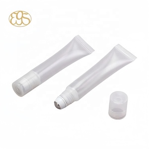 15ml Eco-Friendly Lip gloss tubes wholesale with Flocked <strong>Doe</strong> Foot Applicator Made from Sugarcane PCR HDPE PP ABS Cosmetic - Product Image 3