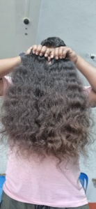 南インドレミーシングルウェイビーヘアエクステンション生テンプルバージンカーリーヘアプレミアム品質シングルドローウェーブカールスタイル