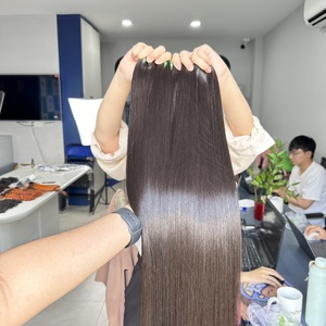 Kimyasal olmadan Bonestraight atkı saç insan saçı NG saç üreticileri stilleri çeşitli düşmez - Product Image 5