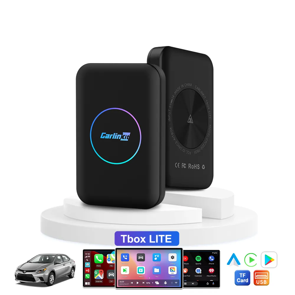 Carlinkit Carplay Android 10 Lite Dongle Draadloze Stereo Adapter Auto Spelen Draagbare Android Box Auto Carplay Draadloos