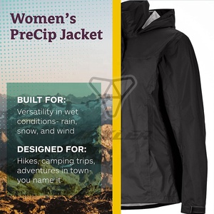 女性用Precip軽量で防水性のあるレインジャケットウィンドブレーカーホールセールホットセール製品レインジャケット
