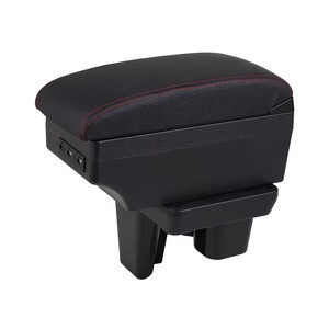 ユニバーサルカープレーンアームレストボックスカップホルダー付き大容量セントラルストアコンテンツボックス7 USBインターフェース充電