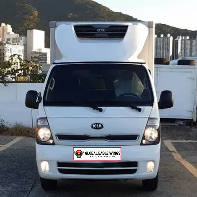 Camión de carga, camioneta, coche usado, Kia Bongo 3 K2700, caja refrigerada, camión de carga coreano superior, Kia Hyundai H100 Porter 2