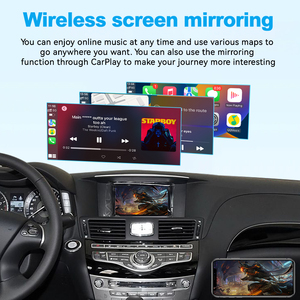 Joyeauto cho 2017-2019 Infiniti Qx70 2009 2012 G35 Fx35 Fx50 Không Dây Apple Carplay <span class=keywords><strong>Android</strong></span> Tự Động Giải Mã Xe Máy Nghe Nhạc Dễ Dàng Cài Đặt - Product Image 6