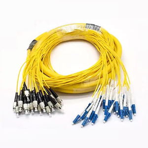 Koparma Fiber optik yama kablosu SM/MM 2/4/8/12/24 çekirdek seçimi LC/SC/FC/ST konnektör ve APC/UPC parlatma - Product Image 3