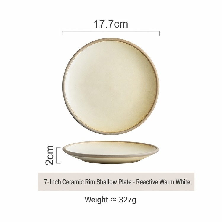 7 inch round reactive warm white