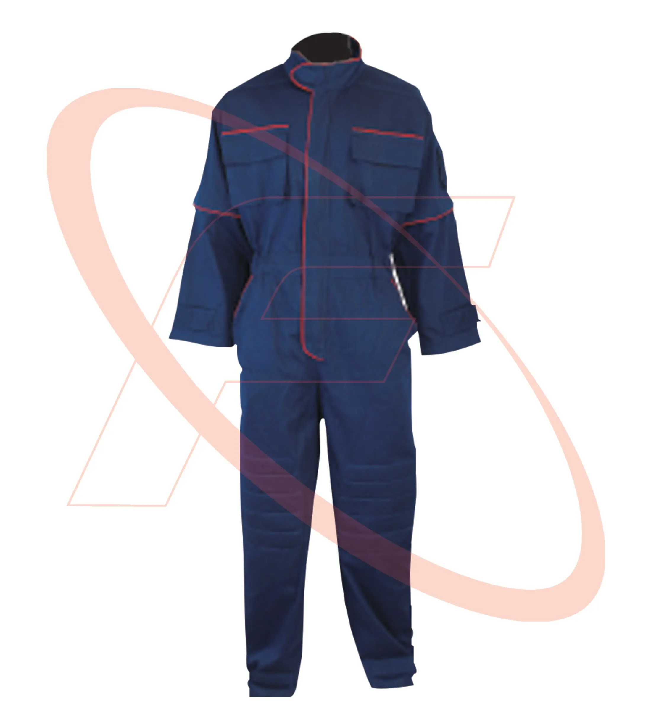 Bata de trabajo personalizada para hombre, traje de seguridad con cinta reflectante de alta visibilidad, traje de protección corporal