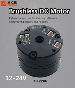 2026 2024 Faradyi 12v 24vパラレルシャフトギア付き中空シャフトDcサーボモーターデバッグ制御ドライバー付き