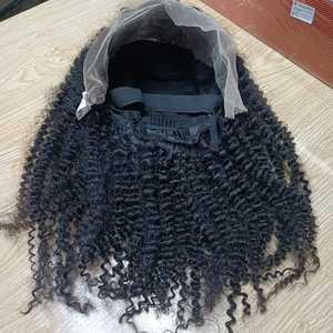 Best Vendor 100% Unprocessed Vietnamese Human Hair Transparent Lace Cuticle Aligned Afro Kinky Wig High Quality <strong>WholesalePrice</strong> - Product Image 2