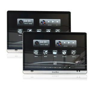 Monitor de publicidad de Taxi con pantalla táctil Android de 14 "con GPS, vídeo estéreo, pantalla de asiento de reposacabezas USB, Taxi con cámara - Product Image 1