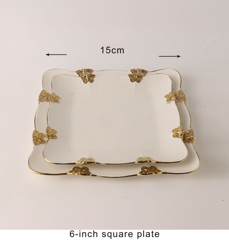 6-inch square plate