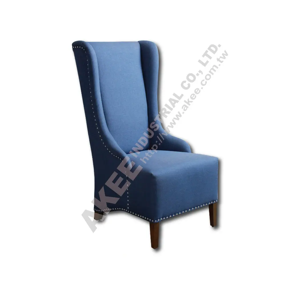 Cadeira alta moderna estofada para casa, sofá moderno feita na china, cadeira de luxo para casa e móveis
