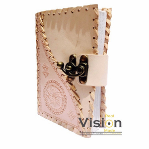 Planificador de cuero genuino Vintage hecho a mano, precio barato, diario Personal, dibujo/boceto/Pintura, solo rellenar páginas, ¡no se detenga! - Product Image 1