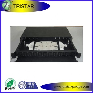 19-Inch ODF Rack Mount Optical Distribution Frame with 48 Ports Fiber Optic <strong>Patch</strong> <strong>Panel</strong>+Pigtails SC FC LC UPC APC FTTH <strong>Networks</strong>