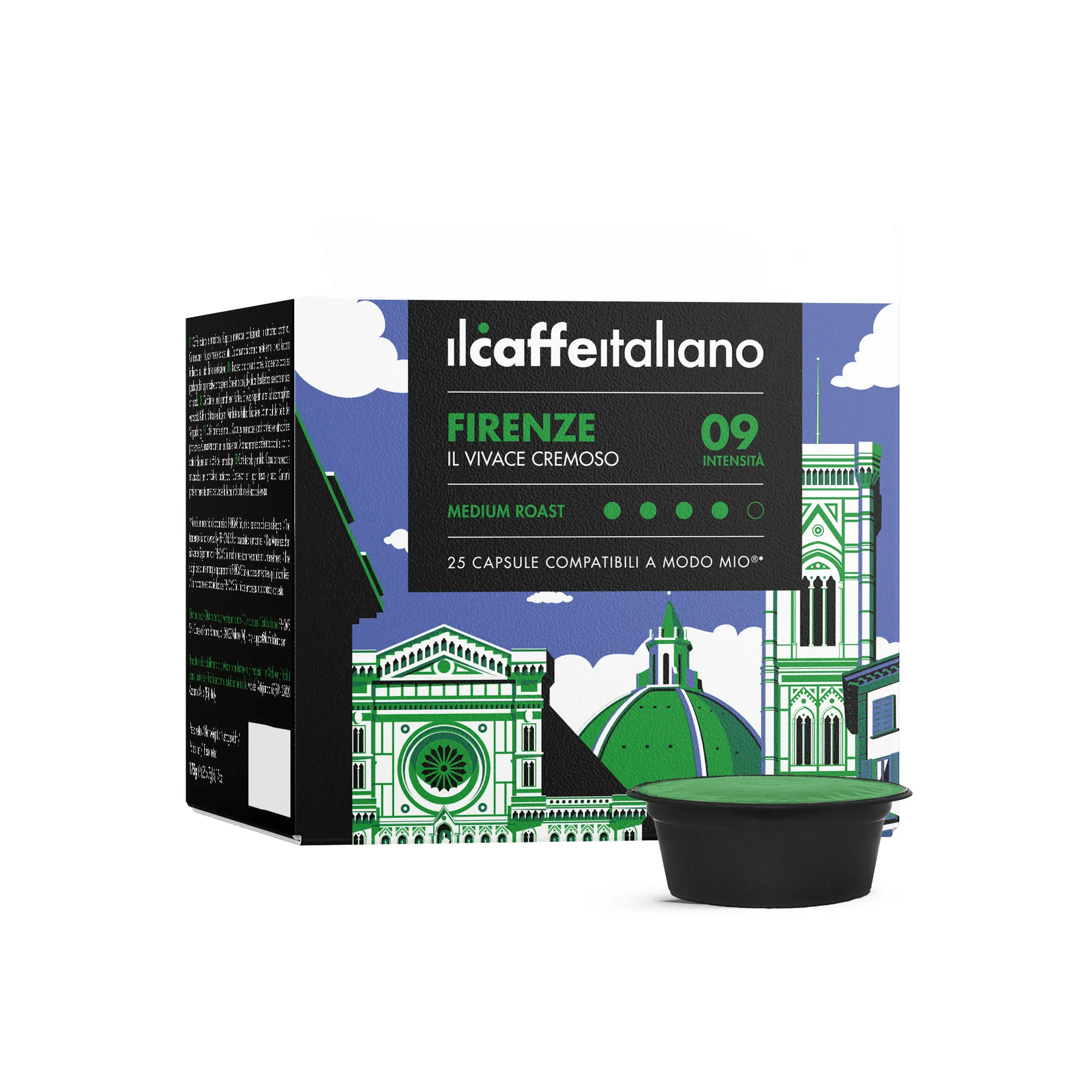 Cápsulas de café A modo mio (R), cápsulas de café compatibles con Firenze 100