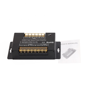 DC5-24V 8A * 4CH Alluminio RGBW Ad Alta Velocità Amplificatori di Potenza PWM Dimming Ingresso Del Segnale Ripetitore di Potere per RGBW HA CONDOTTO LA Striscia luce 5050 - Product Image 6