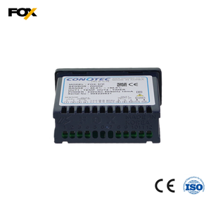 CONOTEC-controlador de temperatura Digital FOX-1PH para refrigeración y salida de calefacción, tiempo de retardo, 1 relé, sensor de entrada PT100