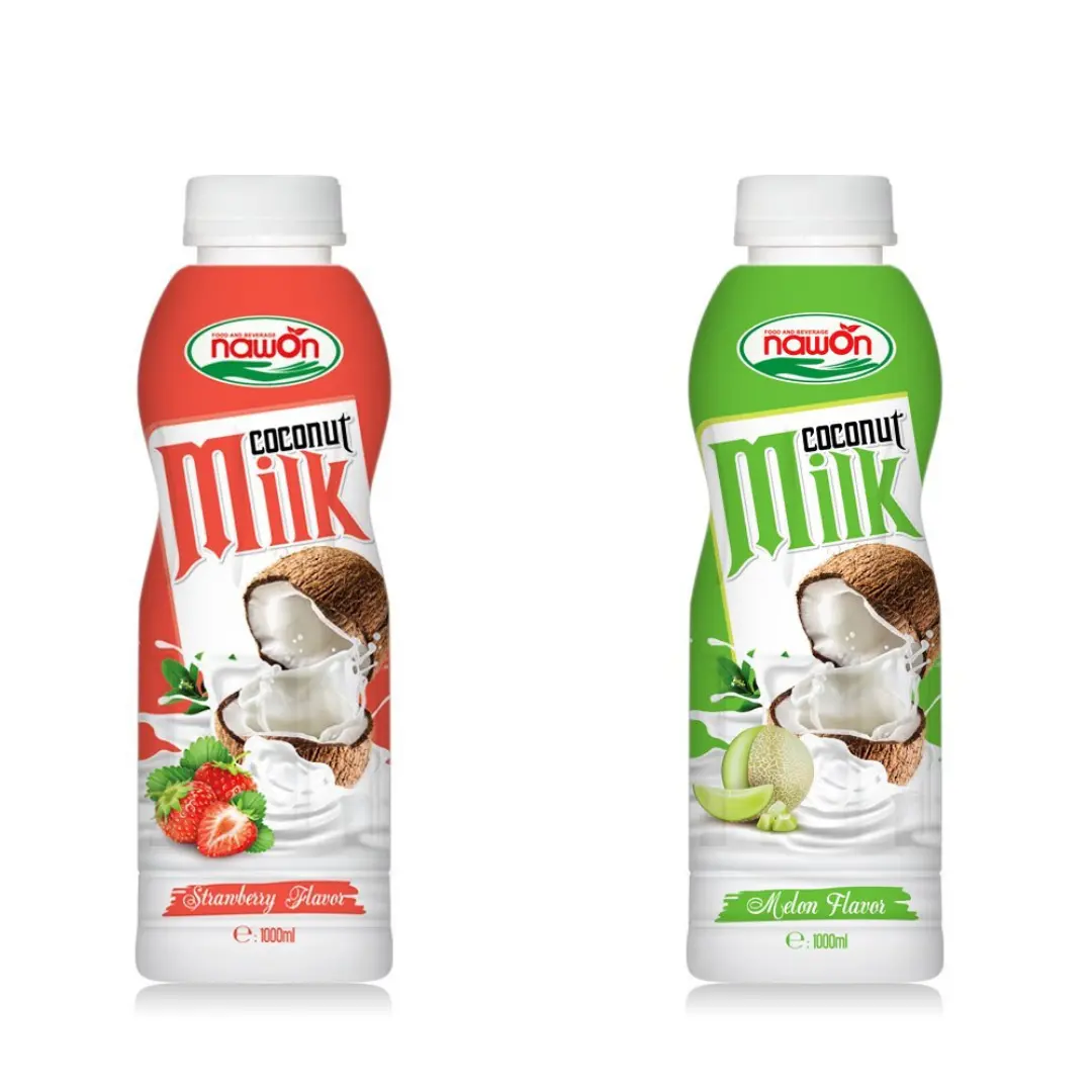 थोक मूल्य 1L नारियल का दूध निजी लेबल वियतनाम OEM ODM थोक पेय निर्माता वियतनाम में नारियल का दूध