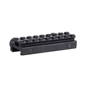 FOCUHUNTER taktik 1/2 "yüksek profil 8 yuvaları adaptörü bankası dağı açık kırmızı nokta görüşü 20mm yükseltici dağı avcılık kapsam aksesuarları - Product Image 4