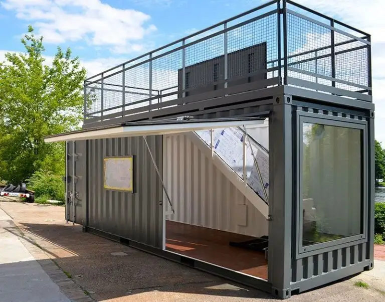 Multifunctionele Pre-Made Container Ontwerp Stalen Structuur Stof Huis