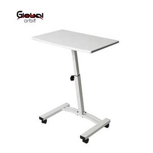 Classic Mobile Cart Laptop Desk Adjustable Standing <strong>Computer</strong> <strong>Table</strong> Portable <strong>Notebook</strong> Stand Sofa Side <strong>Table</strong> for Studying Reading