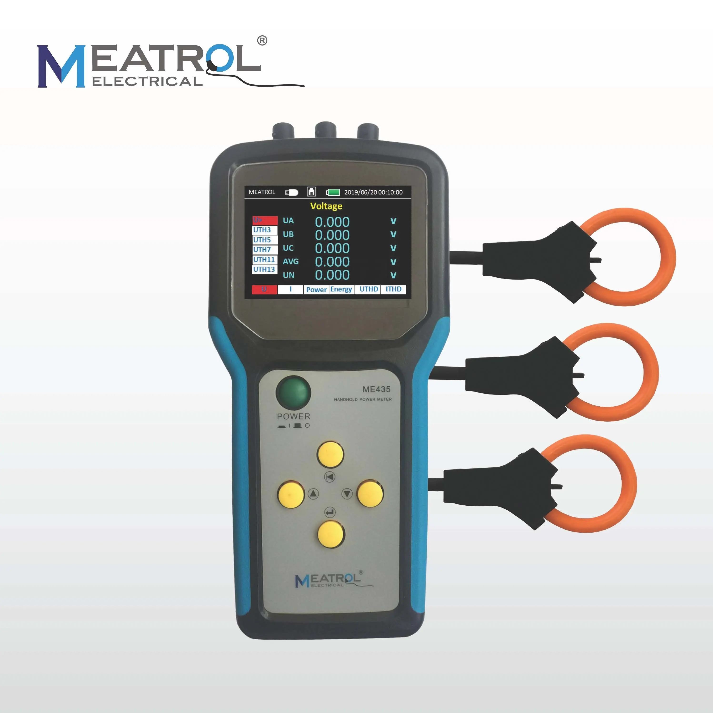 ME435 0.5 فئة الكهربائية الفرعية متر توقف مقياس طاقة رقمي مقياس الطاقة