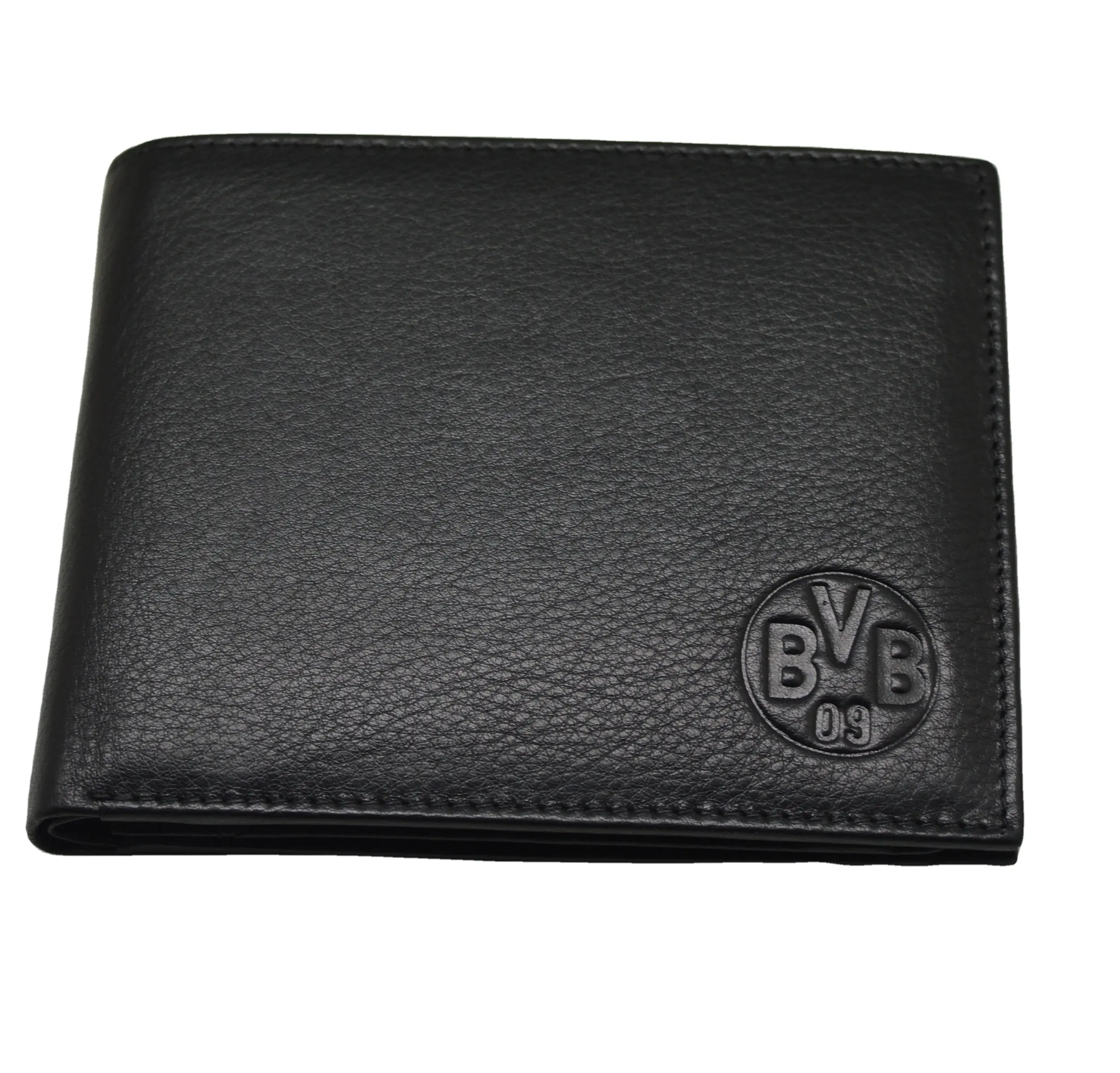 OEM Factory Classy Wallet Echtes Leder Short Herren Trifold Wallets Kreditkarten inhaber Coin Pocket Purse RFID Wallet