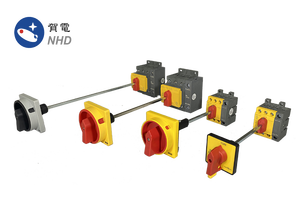 NDS-20/ 30 /40 4P5DL3 izolatör anahtarı kam anahtarı anahtarı ayırıcı 4 kutuplu 25A, 32A, 40A, taban ve DIN-ray montaj - Product Image 3
