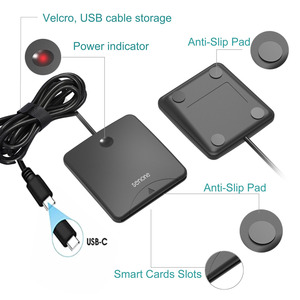 Senone High Quality for Windows 7 8 10 Linux OS USB-CCID ISO 7816 USB Smart Card <strong>Reader</strong> for Bank Card IC/ID EMV Card <strong>Reader</strong> - Product Image 4