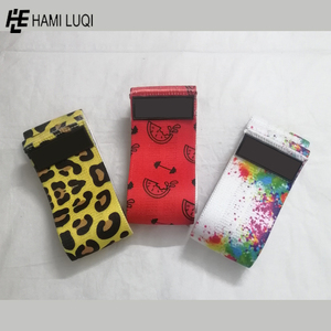 工厂定制阻力带强度战利品锻炼织物环带，但臀部腿部运动带