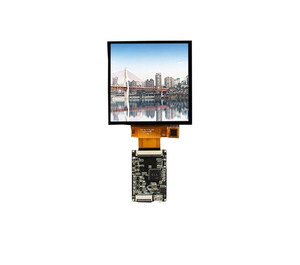 Pannello di tocco a 3.4 pollici rettangolare dell'oem 3.4 "pannello di visualizzazione lcd quadrato di tft 480X480 280 interfaccia dei nits RGB con il bordo - Product Image 1